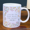 Best Mum Personalised Ceramic Floral Mug