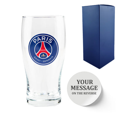 Engraved PSG 20oz Tulip Pint Glass, Gift Boxed