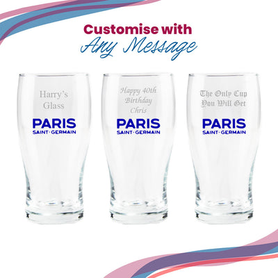 Engraved PSG 20oz Tulip Pint Glass, Gift Boxed