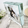 Personalised Pet Paw Prints Memorial Photo Upload Crystal Token
