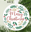 Personalised Merry Christmas Acrylic Photo Upload Hanging Decoration