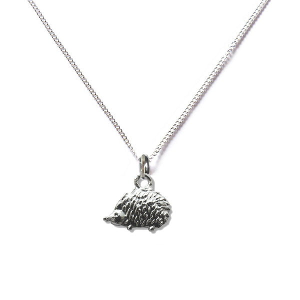Hedgehog Childs Sterling Silver Chain Necklace