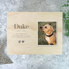 Personalised Wooden Sketch Pet Photo Upload Memorial Keepsake Box