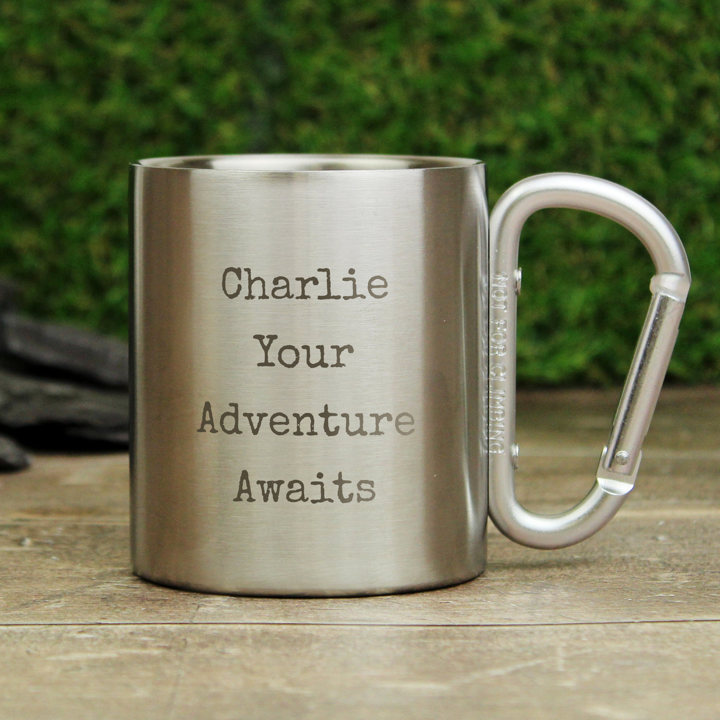 Personalised Free Text Stainless Steel Mug