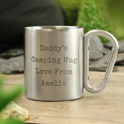 Personalised Free Text Stainless Steel Mug