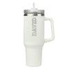 Personalised 40oz White Metal Travel Cup