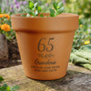 Personalised Big Age Terracotta Plant Pot