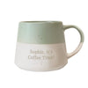 Personalised Green Speckled Ceramic Mug