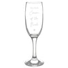 Personalised Free Text Wedding Flute