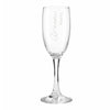 Personalised Groom Elegant Flute Glass