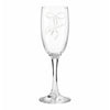 Personalised Bow Flute Glass