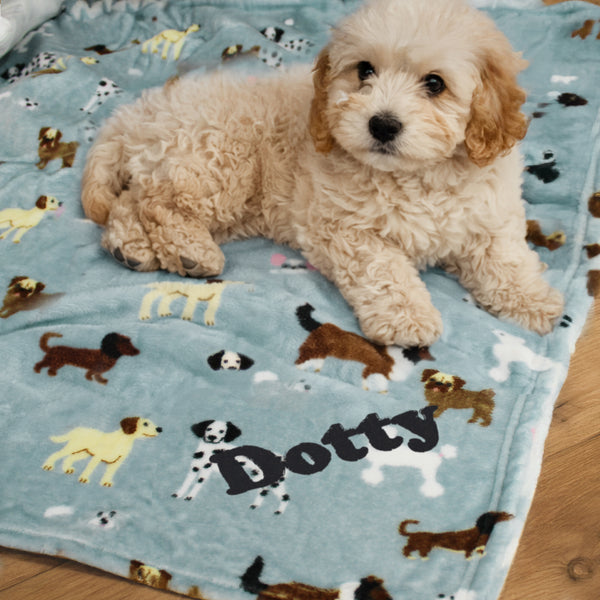 Personalised Dog Fleece Blanket