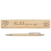 Personalised Floral Wooden Pen And Box