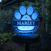 Personalised Pet Memorial Outdoor Solar LED Light