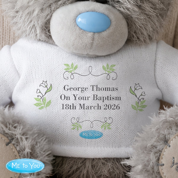 Personalised Me To You Religious Cross Teddy Bear with T-Shirt