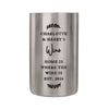 Personalised Free Text Brushed Stainless Steel Wine Cooler