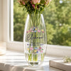 Personalised Bright Floral Bullet Vase