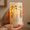 Personalised The Snowman Botanical LED Candle
