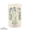 Personalised The Snowman Botanical LED Candle