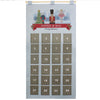 Personalised Felt Nutcracker Advent Calendar In Silver Grey