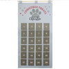 Personalised Felt Pet Advent Calendar In Silver Grey
