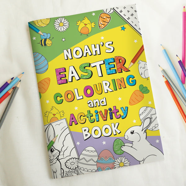 Personalised Easter Activity & Colouring Book