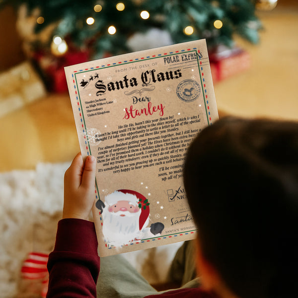 Personalised Santa Claus Letter Christmas Letter For Children