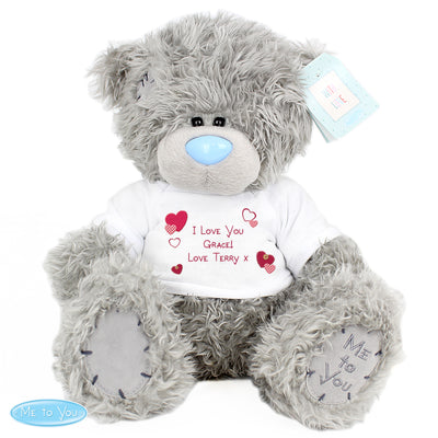 Personalised Me to You Teddy Bear with Hearts T-Shirt