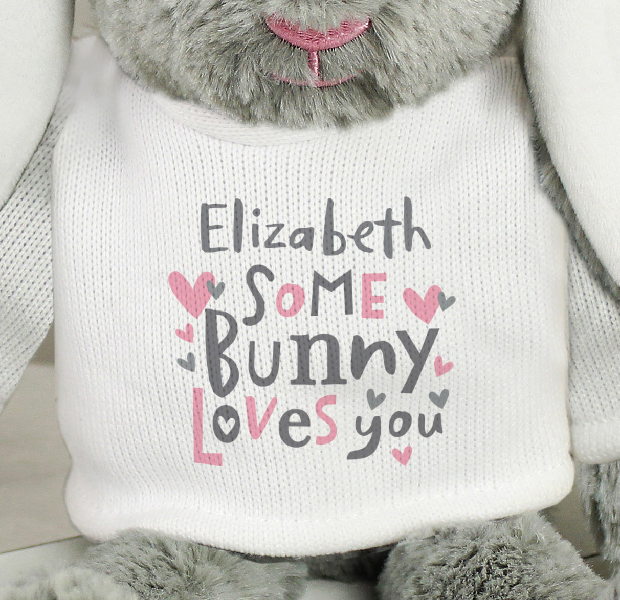 Personalised Some Bunny Loves You Bunny Rabbit