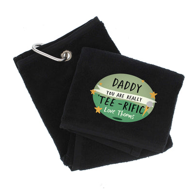 Personalised Tee-rific Golf Towel