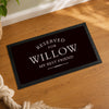 Personalised Reserved For Pet Bowl Mat Non Slip