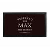 Personalised Reserved For Pet Bowl Mat Non Slip
