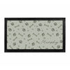 Personalised Grey Dog Icons Pet Bowl Mat Non Slip