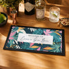 Personalised Tropical Bar Mat