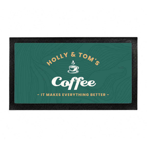 Personalised Drinks Station Mat