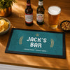 Personalised Beer Bar Mat