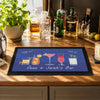 Personalised Cocktail Bar Mat