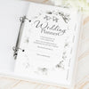 Personalised Black & Gold Wedding Planner