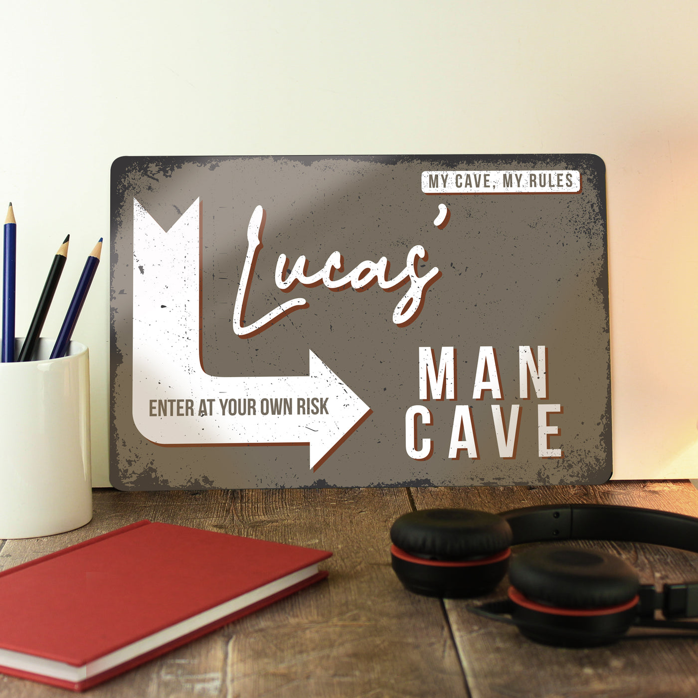 Personalised Man Cave Metal Sign