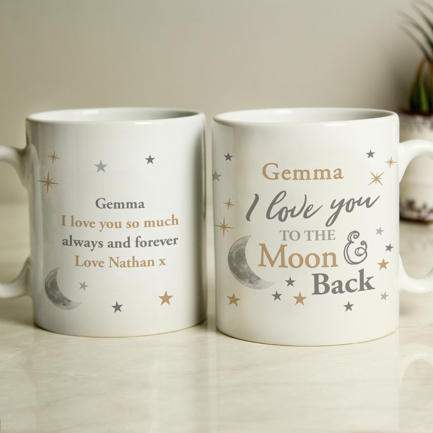 Personalised To the Moon and Back... Ceramic Mug