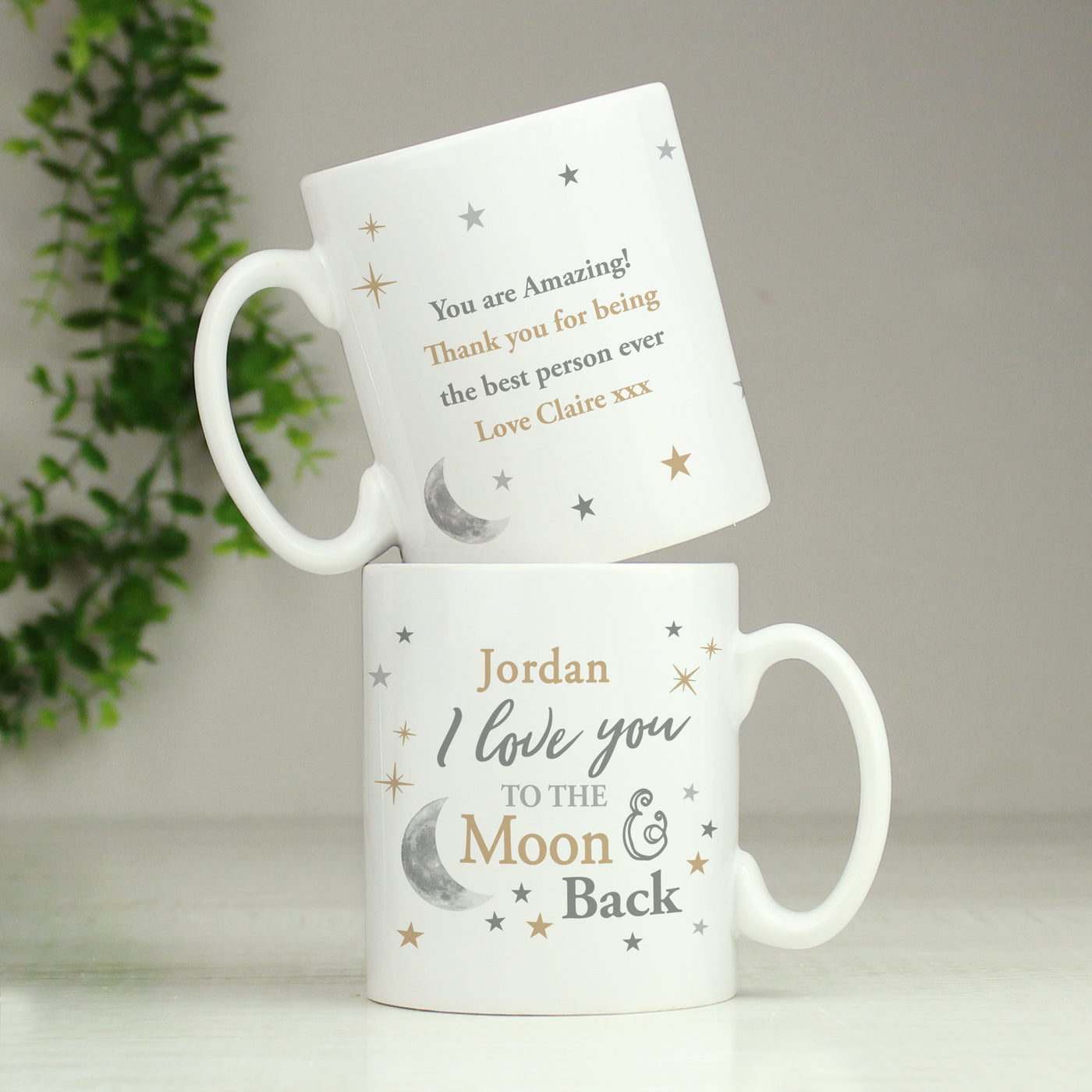 Personalised To the Moon and Back... Ceramic Mug