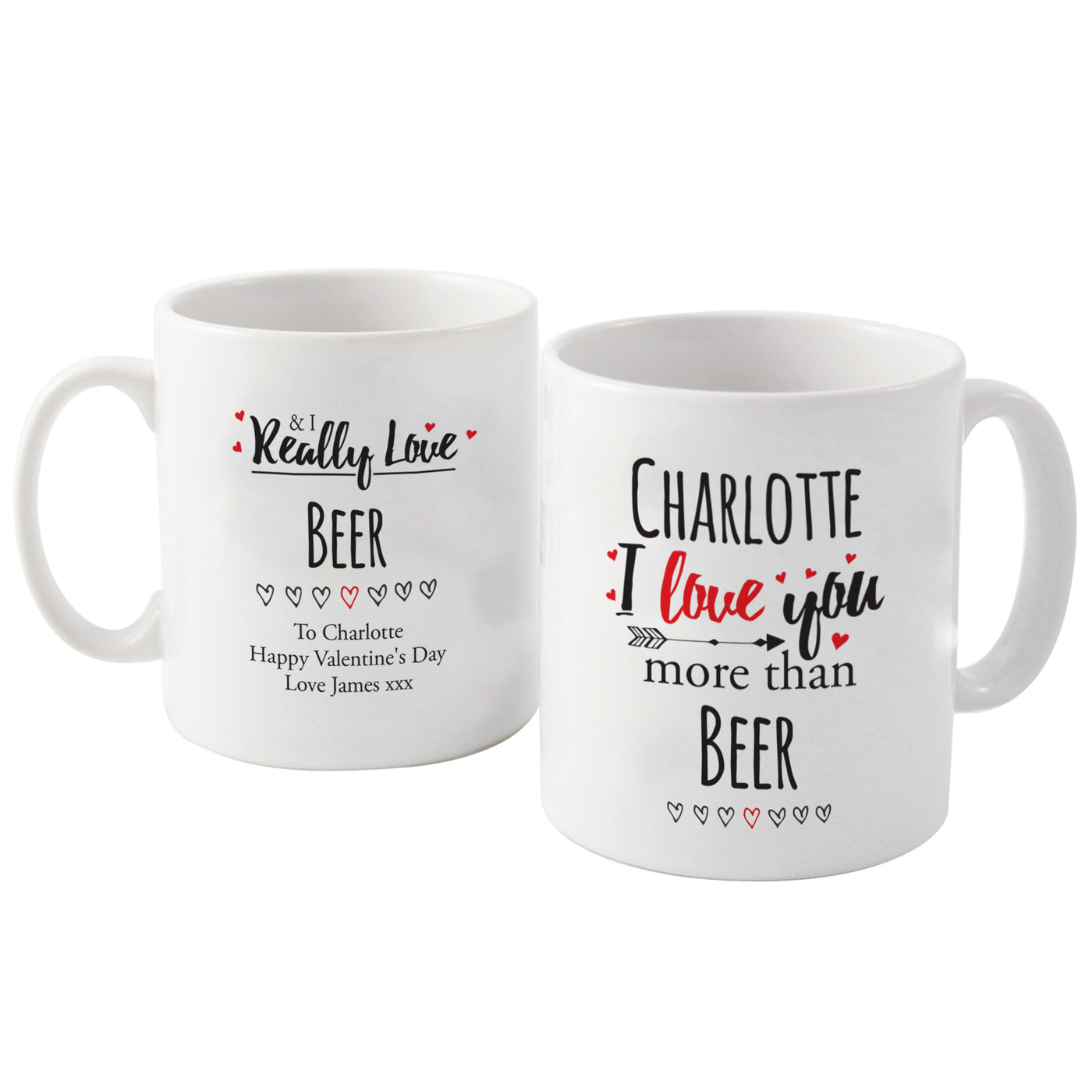 Personalised I Love You More Than... Ceramic Mug