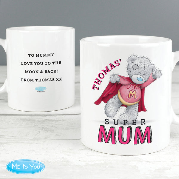 Personalised Me To You Super Mum Ceramic Mug