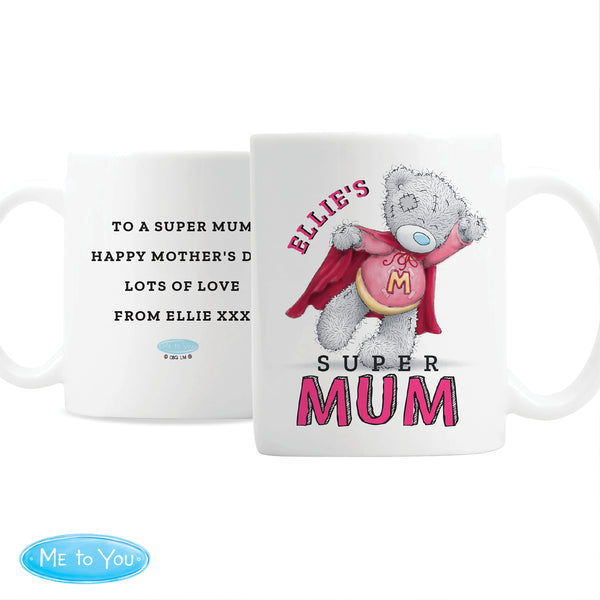 Personalised Me To You Super Mum Ceramic Mug