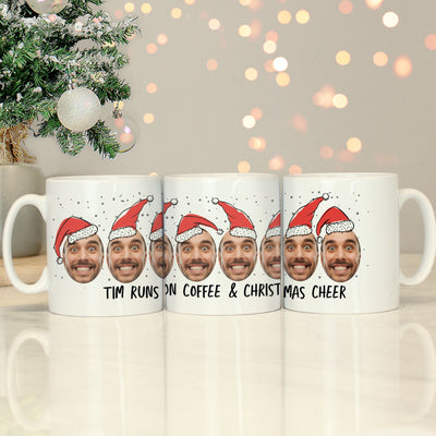 Personalised Photo Upload Santa Ceramic Mug