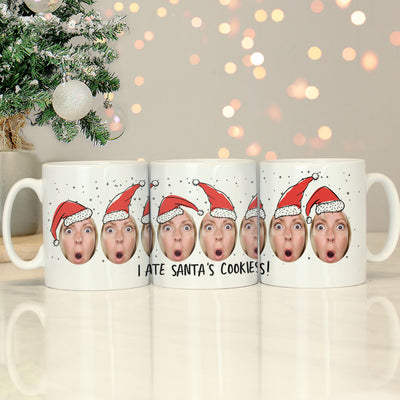 Personalised Photo Upload Santa Ceramic Mug