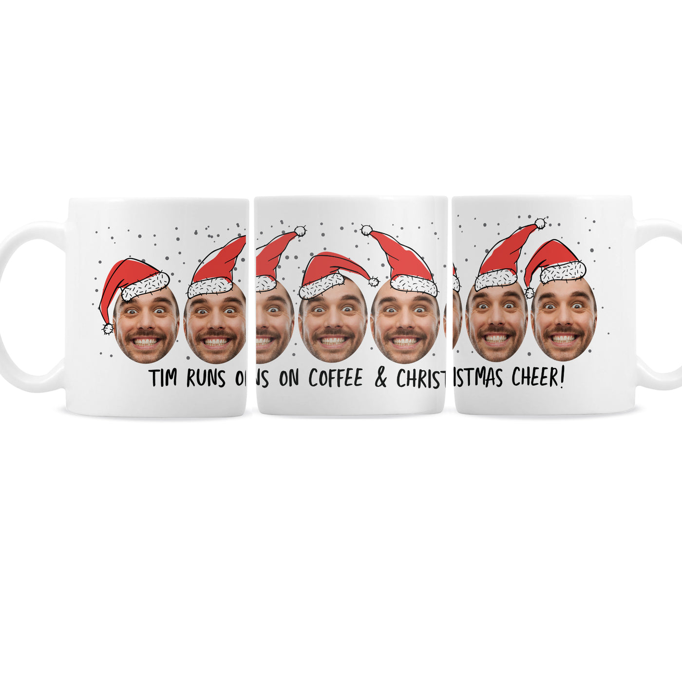 Personalised Photo Upload Santa Ceramic Mug