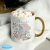 Personalised Me to You Cosy Winter Gold Handled Ceramic Mug