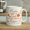 Personalised Loves Autumn Ceramic Mug