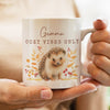 Personalised Hedgehog Autumn Ceramic Mug